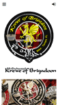Mobile Screenshot of kreweofbrigadoon.org