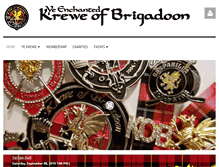 Tablet Screenshot of kreweofbrigadoon.org